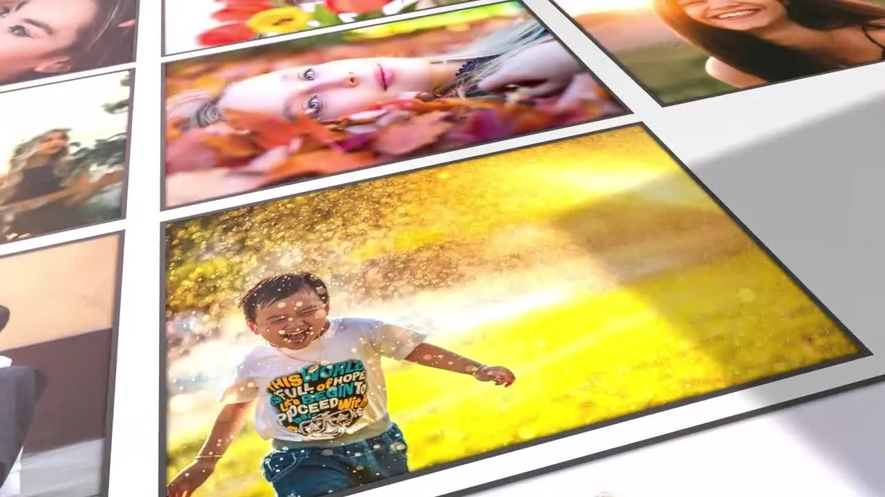 时尚简洁新颖的照片库像素设计精选AE模板