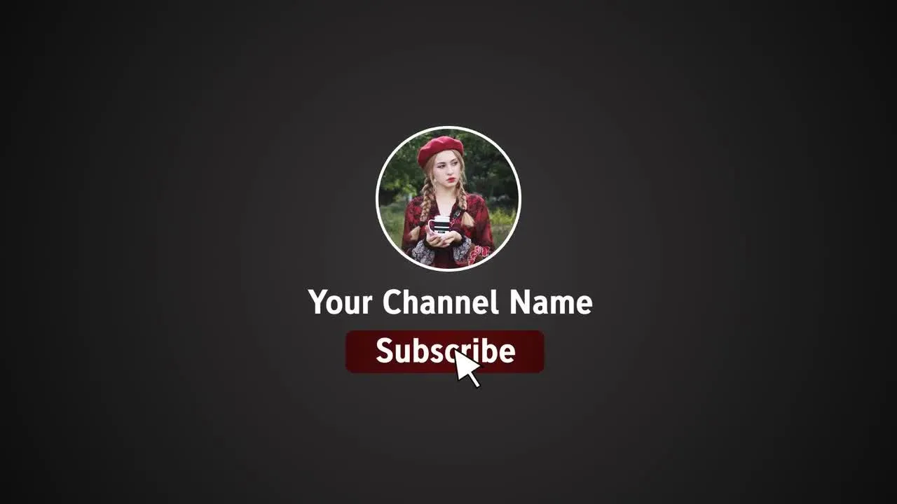 YouTube频道宣传动画特效像素设计精选AE模板