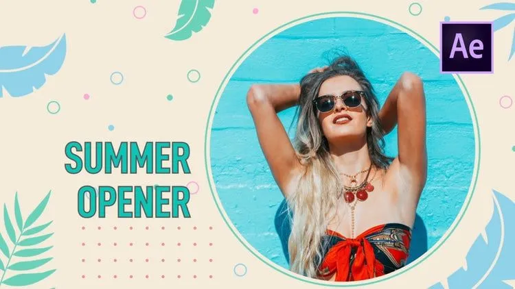 动态文本图层像素设计精选AE模板