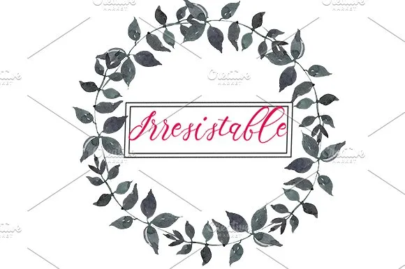 红色玫瑰花水彩剪贴画 Red Roses Watercolor Clipart Set插图(12)