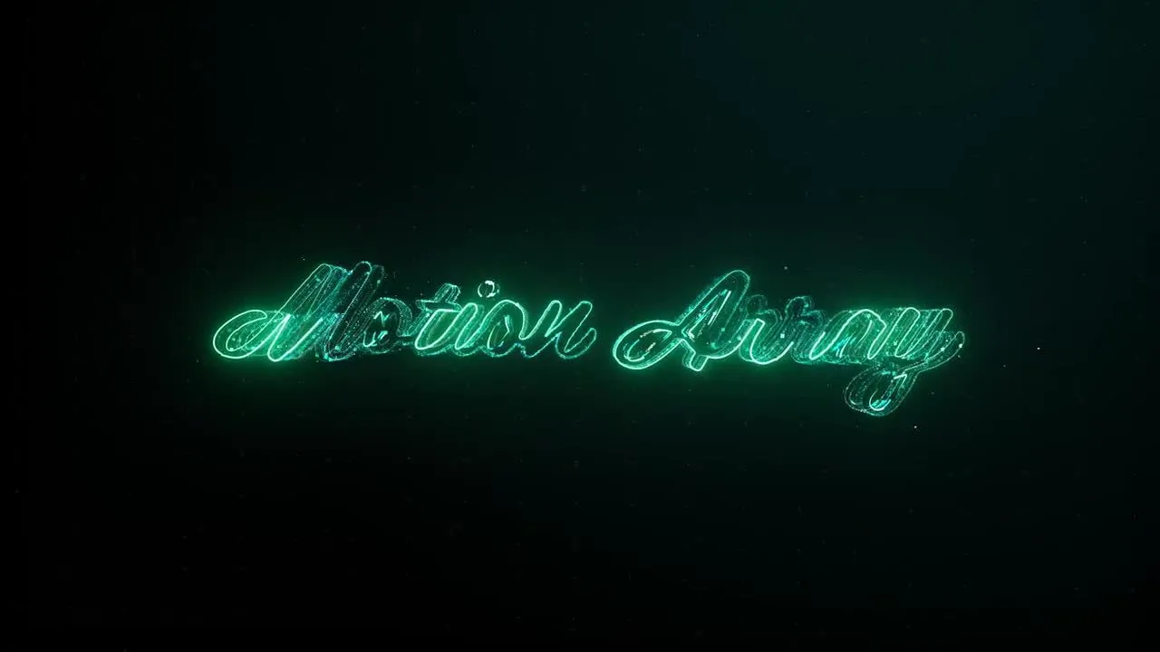 高科技数字logo动画像素设计精选AE模板