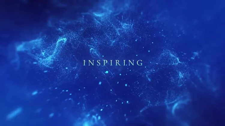 优雅时尚的环境粒子标题像素设计精选AE模板