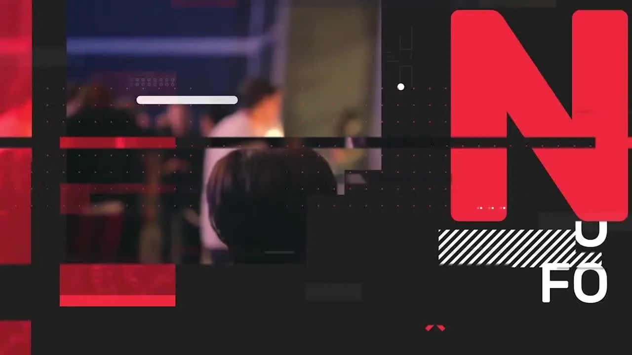 全新时尚的商业论坛促销像素设计精选AE模板