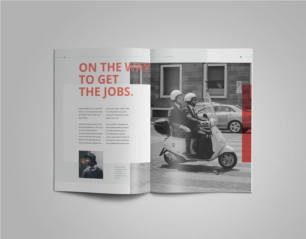 职场/人力资源主题素材库精选杂志排版设计模板 Lastjob | Magazine Template插图(11)