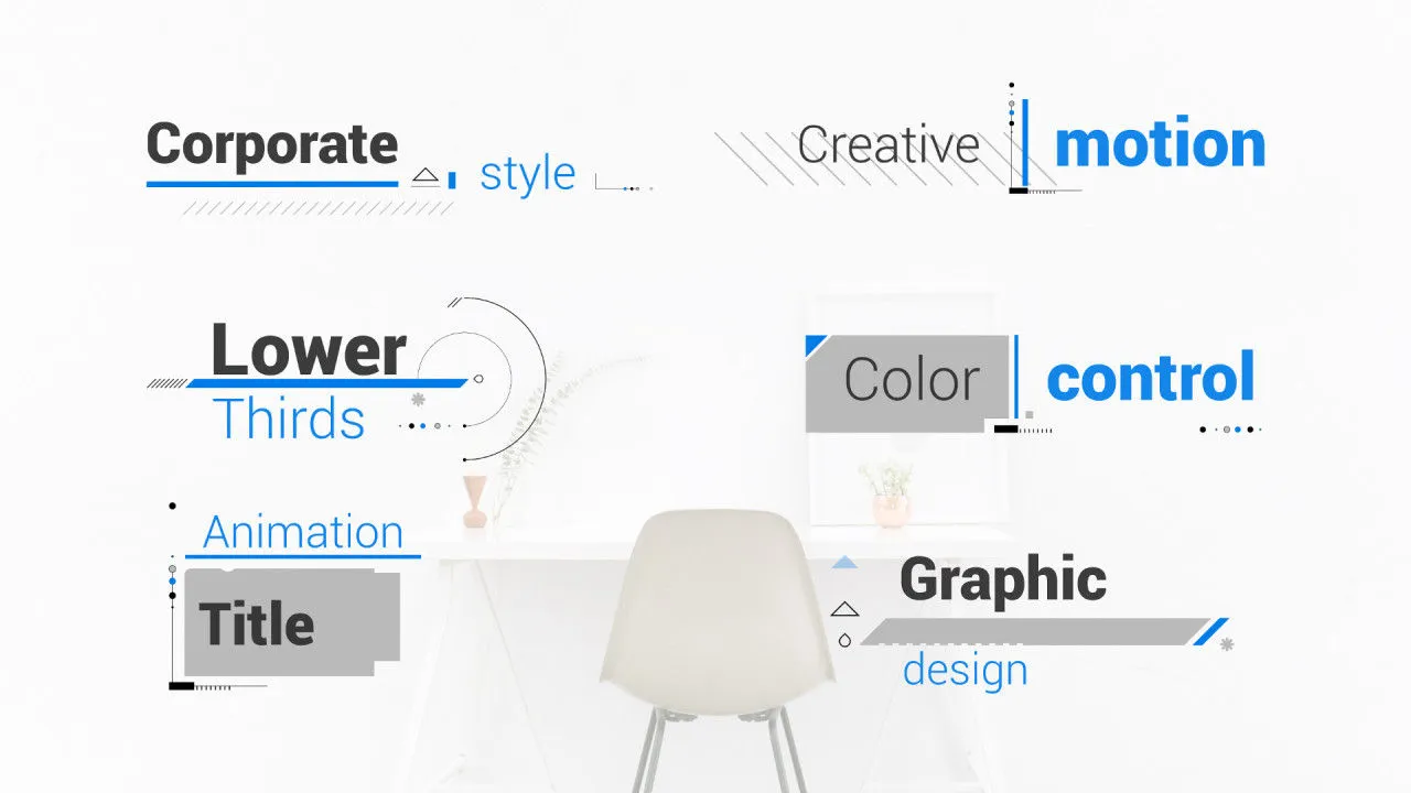 清晰富有创意的标题像素设计精选AE模板