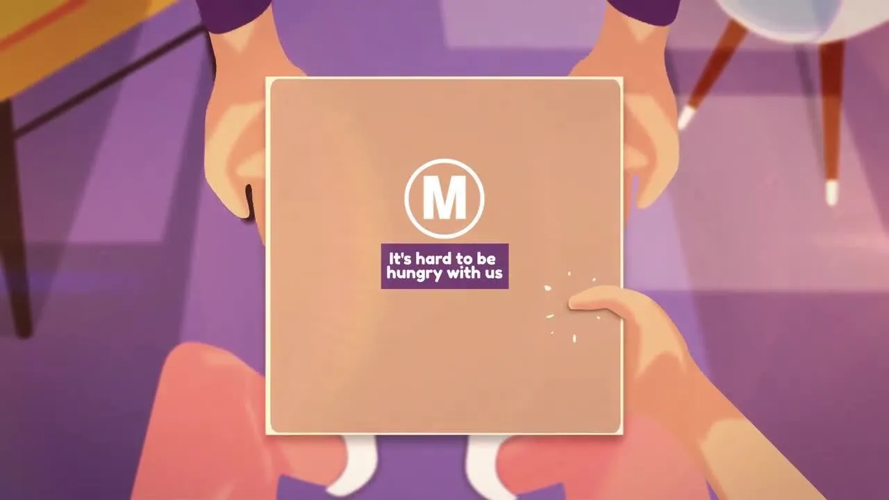 饭店送货服务宣传像素设计精选AE模板