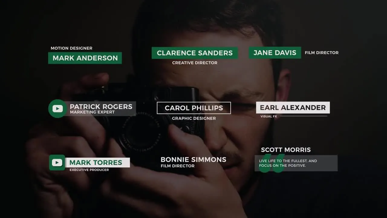 9个平滑美观动画低三分之二标题像素设计精选AE模板