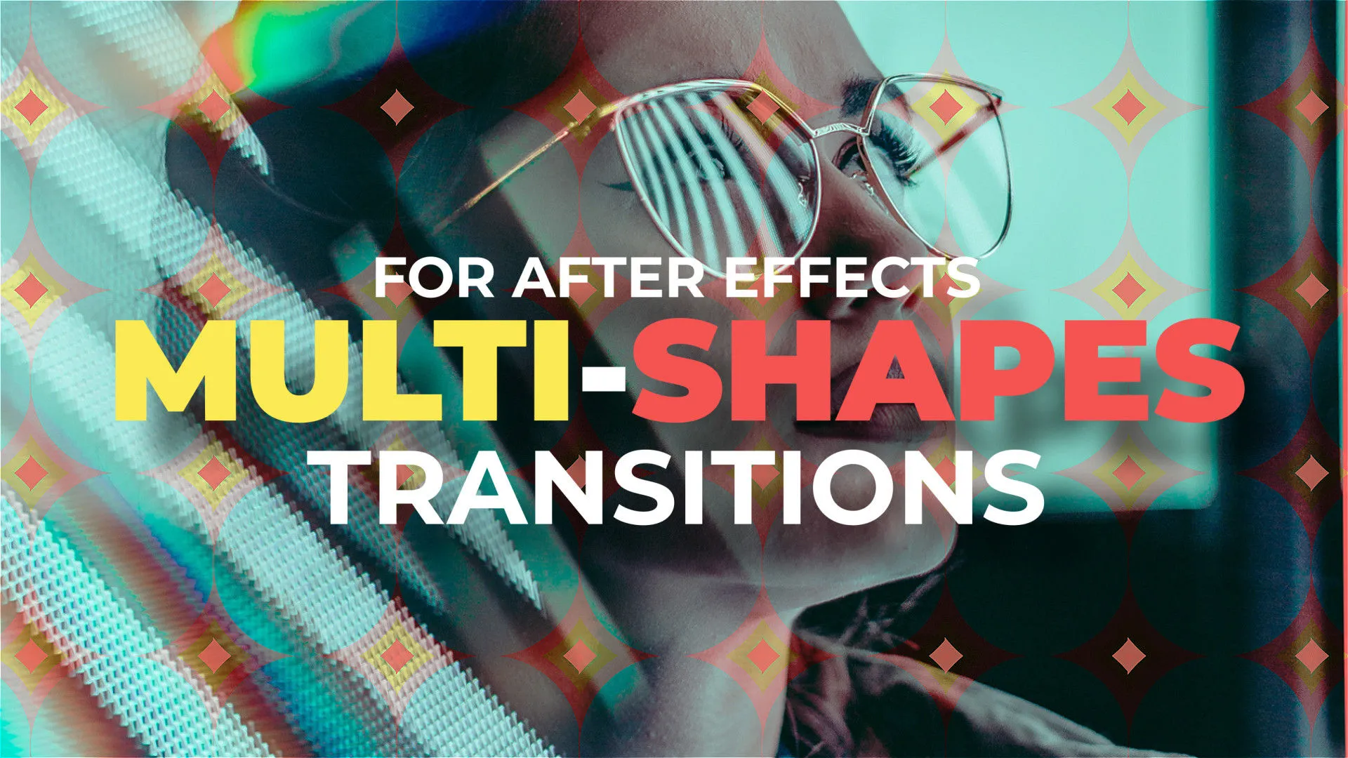 时尚现代多形过渡动画像素设计精选AE模板