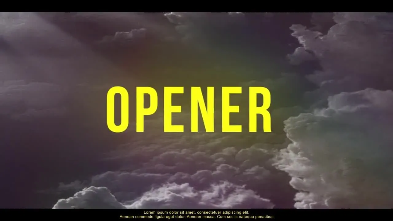 现代设计创意文本动画促销活动像素设计精选AE模板