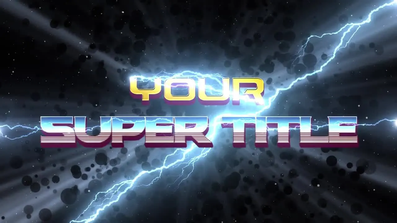 超级英雄电影标题像素设计精选AE模板