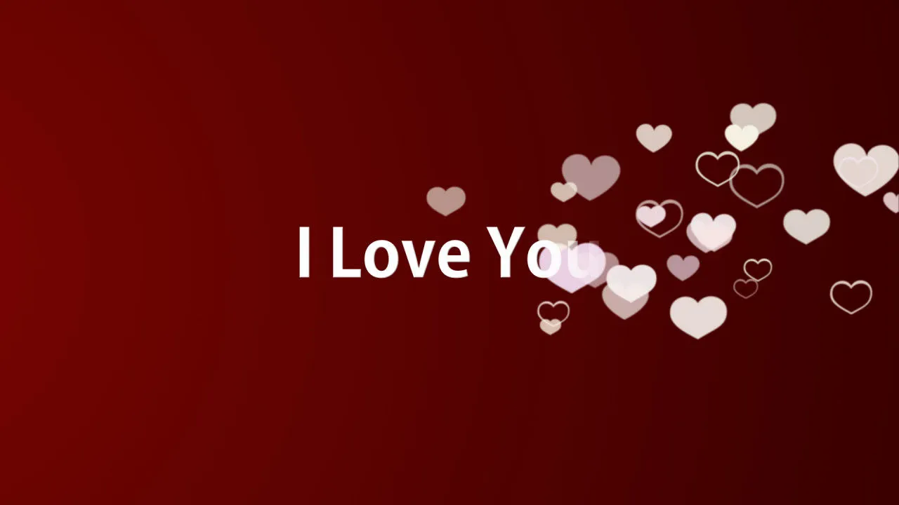 我爱你照片幻灯片设计精美像素设计精选AE模板