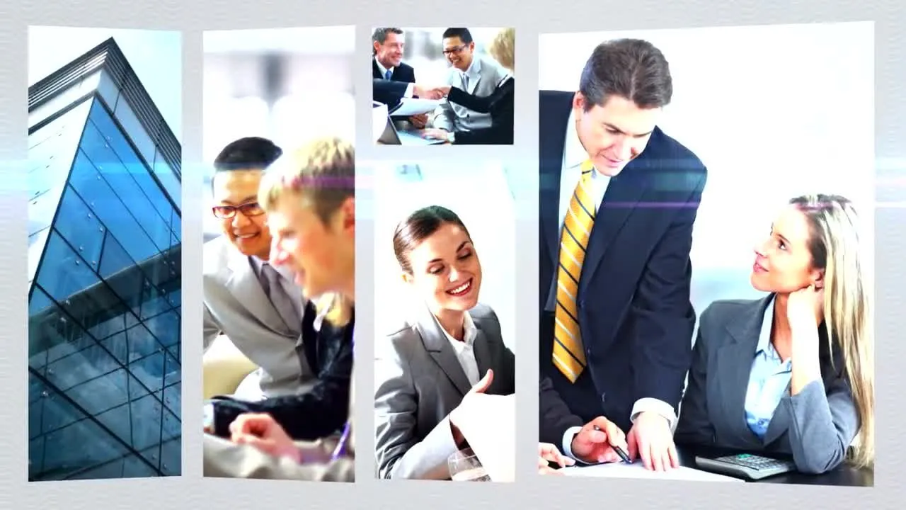 翻转拍摄照片像素设计精选AE模板