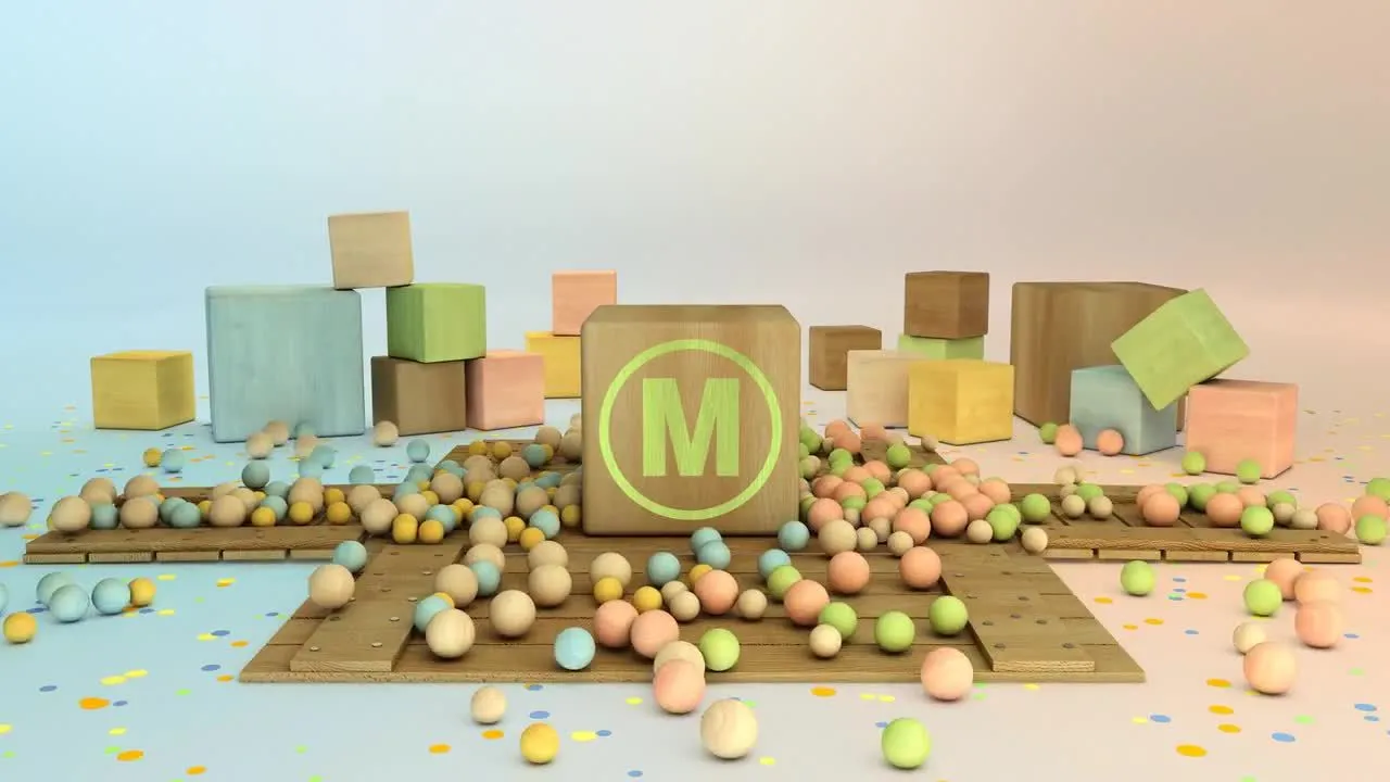 logo开场3D动画像素设计精选AE模板