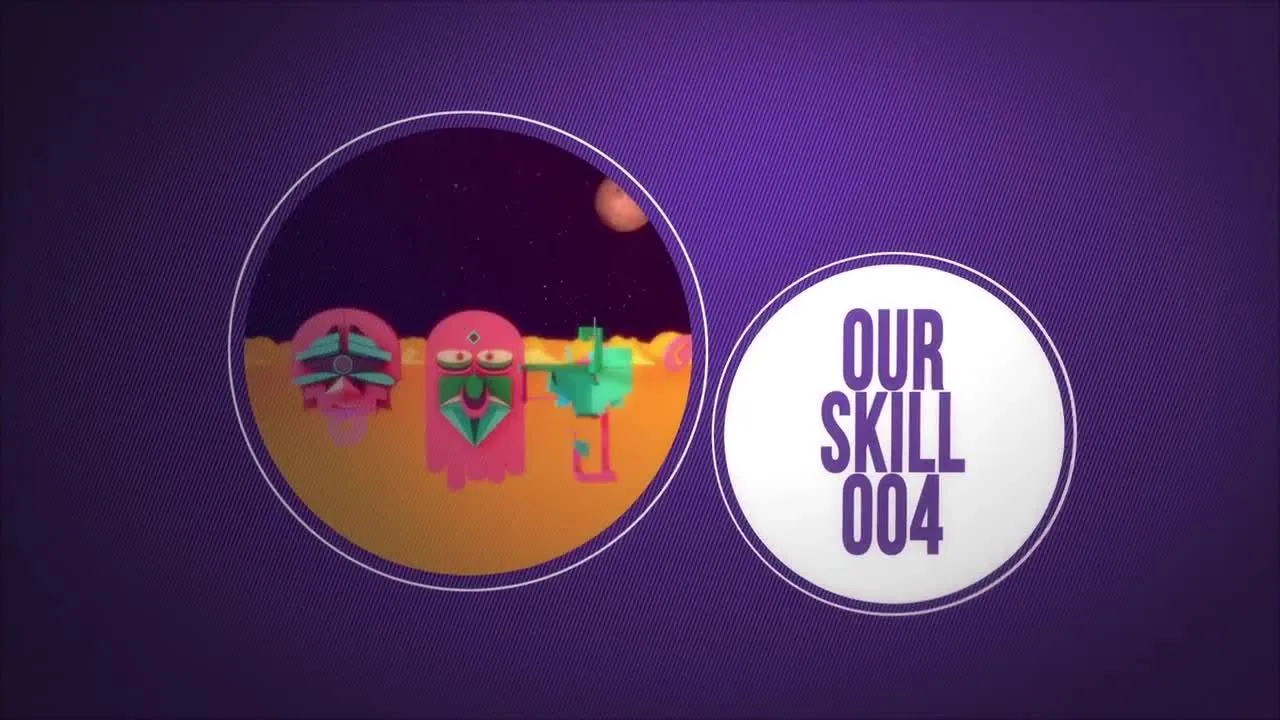 色彩鲜艳的现代文字排版动画像素设计精选AE模板