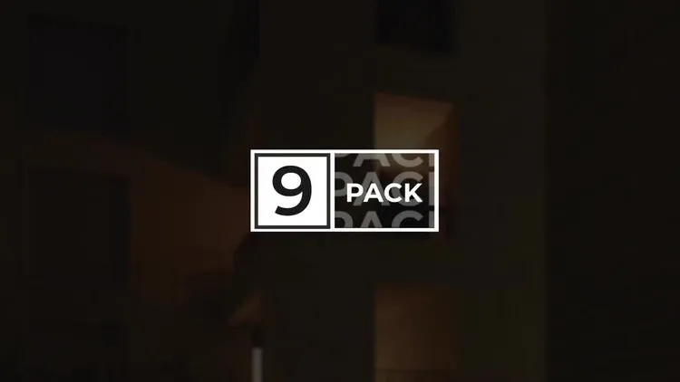 9个全屏标题动画像素设计精选AE模板