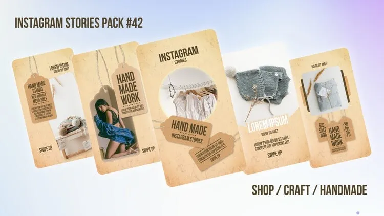 5个Instagram故事动画像素设计精选AE模板