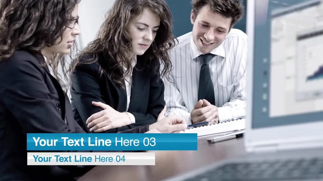 盒装三分之一动画会议介绍像素设计精选AE模板