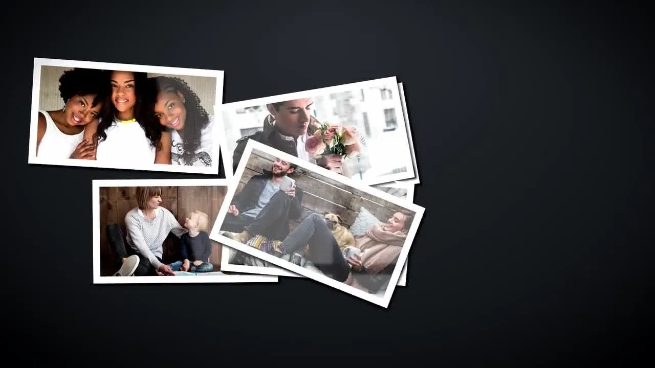 很棒的动态照片徽标显示像素设计精选AE模板