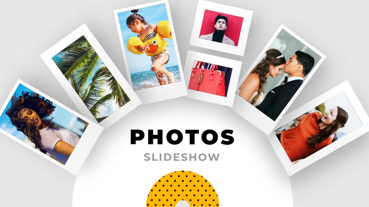 现代照片幻灯片像素设计精选AE模板