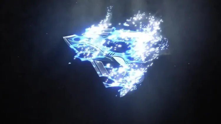 现代酷炫的英雄徽标像素设计精选AE模板