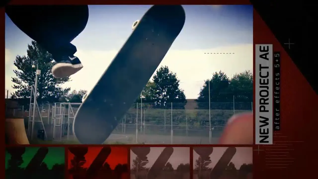 故障动画开场白像素设计精选AE模板