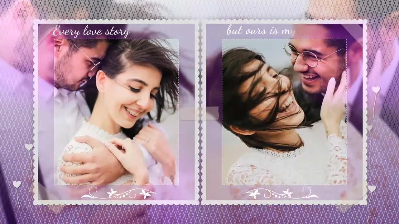 华丽外观且动画优雅的婚礼像素设计精选AE模板