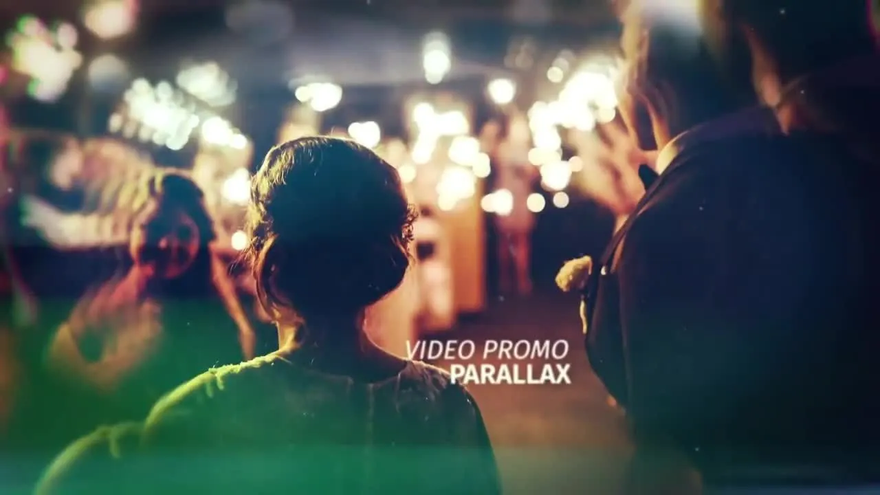 视差缩放效果AE动画视频模板