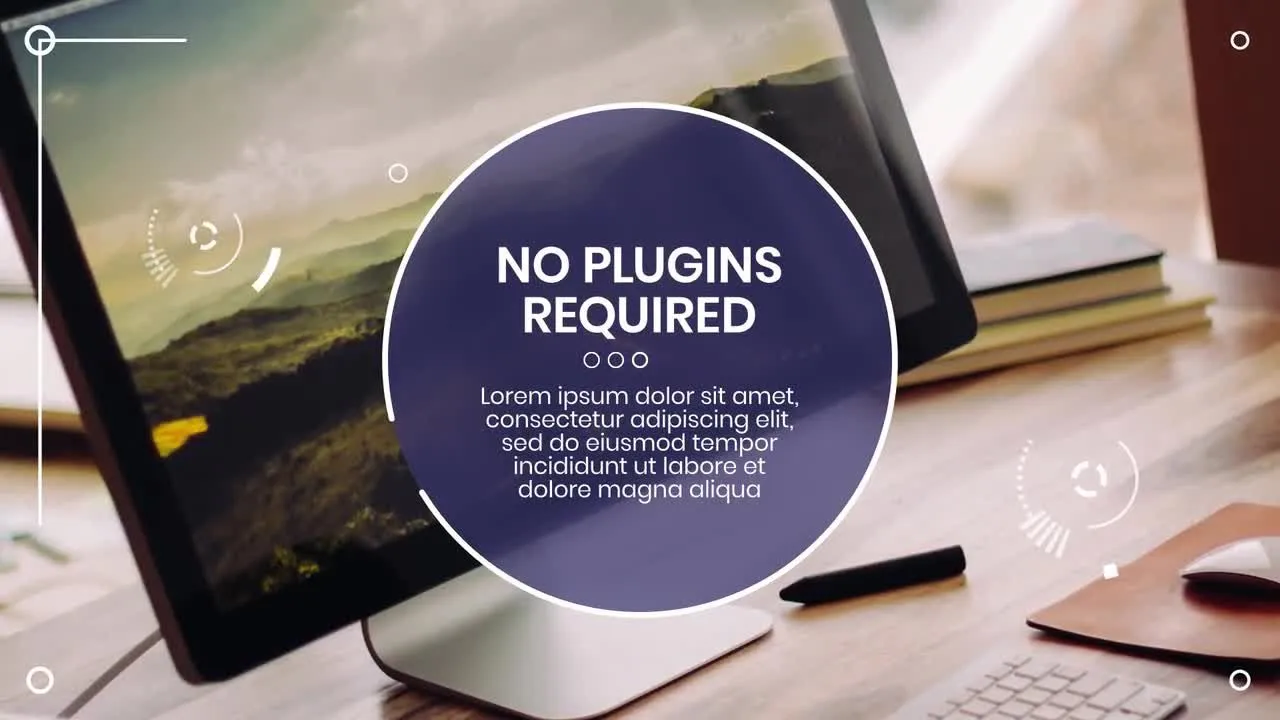 时尚设计的平滑过渡的现代办公文本动画像素设计精选AE模板