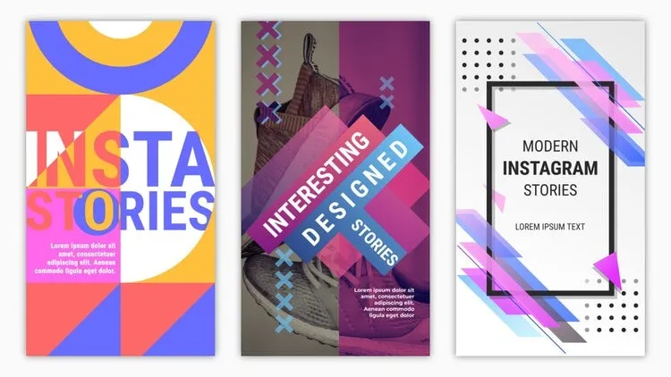 时尚精美的Insta故事像素设计精选AE模板