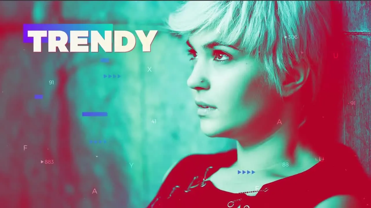 媒体动画开场过渡效果像素设计精选AE模板