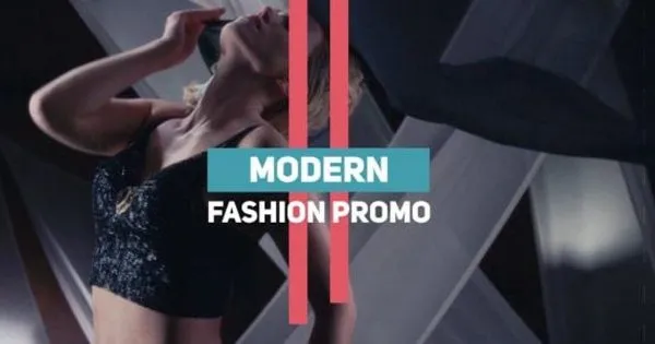 现代时尚服饰品牌宣传开场像素设计精选AE模板 Modern Fashion Promo