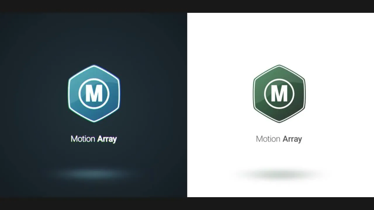 2个不同数字故障效果企业标识像素设计精选AE模板