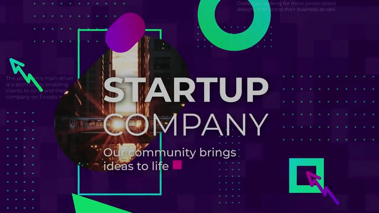 专业的公司介绍文本动画像素设计精选AE模板