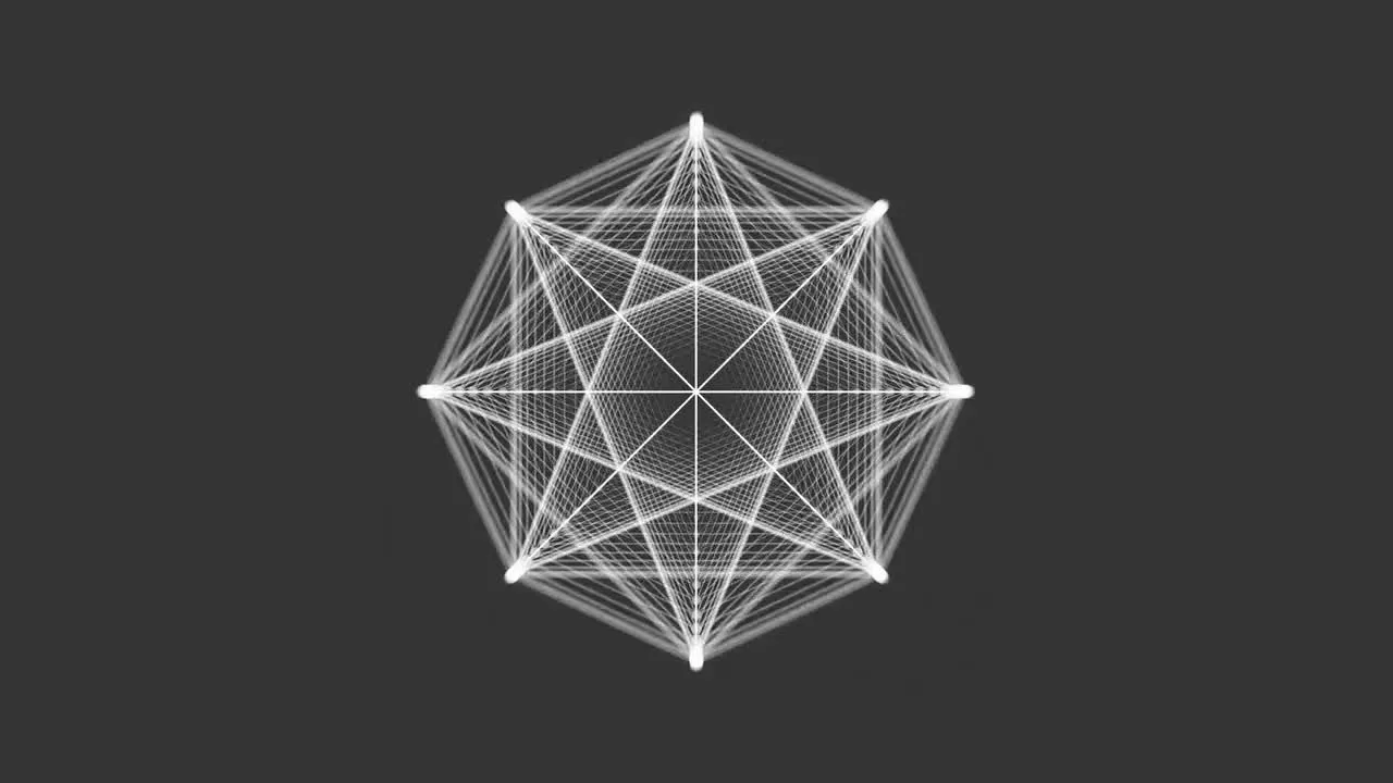 动画线条和点形成迷人的图案和形状像素设计精选AE模板