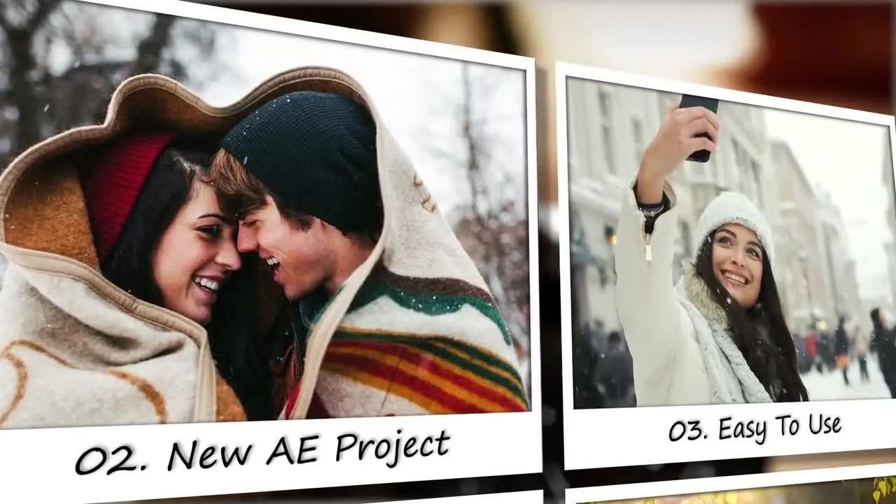 21个时尚设计照片幻灯片像素设计精选AE模板