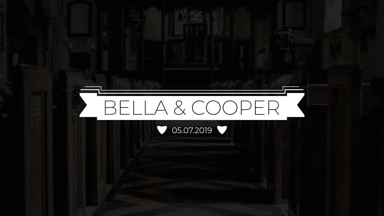 流畅的4K婚礼标题像素设计精选AE模板