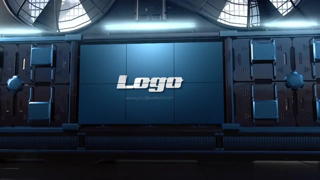 现代风格的徽标显示电影预告像素设计精选AE模板