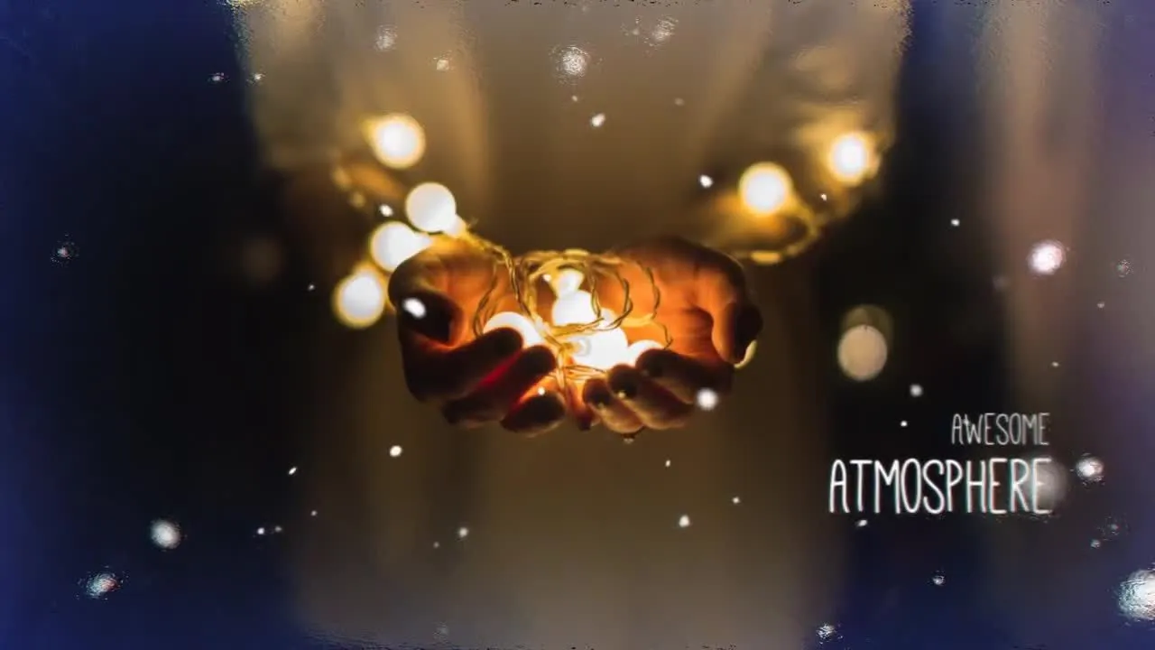 冬日圣诞节假期幻灯片展示像素设计精选AE模板