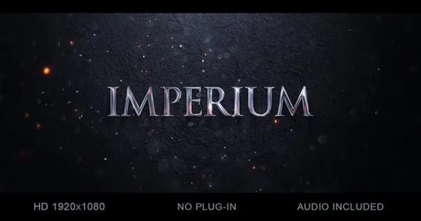 史诗传奇动画风格Logoamp;字幕标题特效像素设计精选AE模板 Epic Logoamp; Title