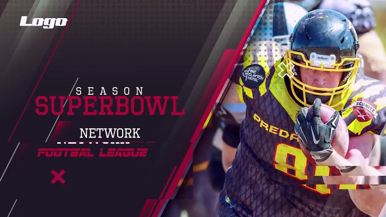 专业设计动画体育赛事介绍像素设计精选AE模板