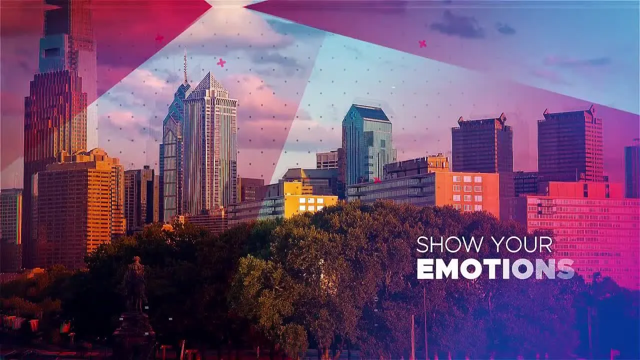 超现代的时尚过渡效果文本动画幻灯片像素设计精选AE模板